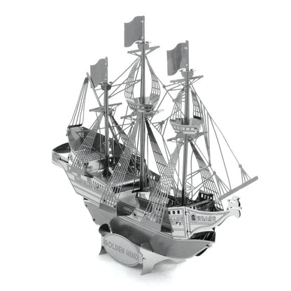 n/a Mēroga modelis Golden Hind, metāla konstruktors