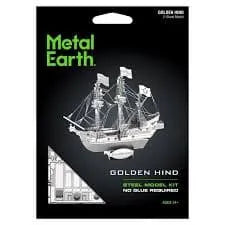 n/a Mēroga modelis Golden Hind, metāla konstruktors
