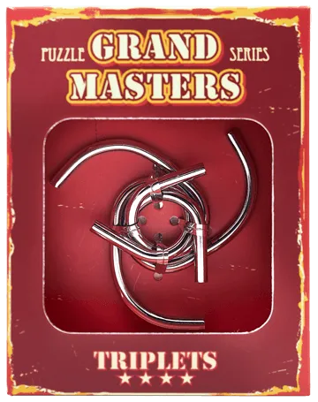 Brain Games LV Grand Master Puzzle Triplets (Red)