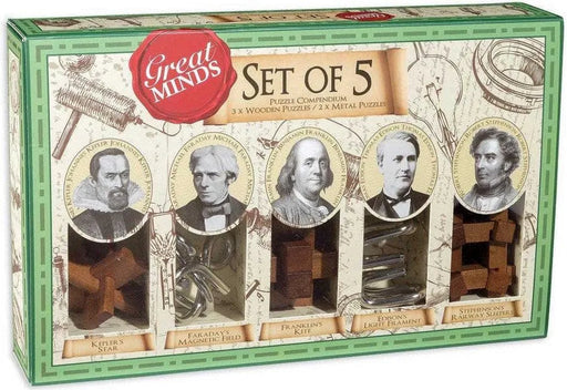 Brain-Games.lv Prāta mežģi Great Minds: 5 prāta mežģu komplekts