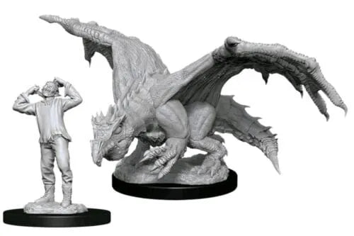 n/a Miniatūra Green Dragon Wyrmling & Afflicted Elf, D&D Nolzur's Marvelous Miniatures