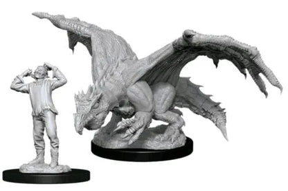 n/a Miniatūra Green Dragon Wyrmling & Afflicted Elf, D&D Nolzur's Marvelous Miniatures