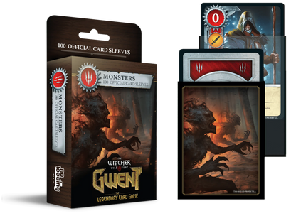 Brain Games LV Gwent Sleeves Monsters (100)