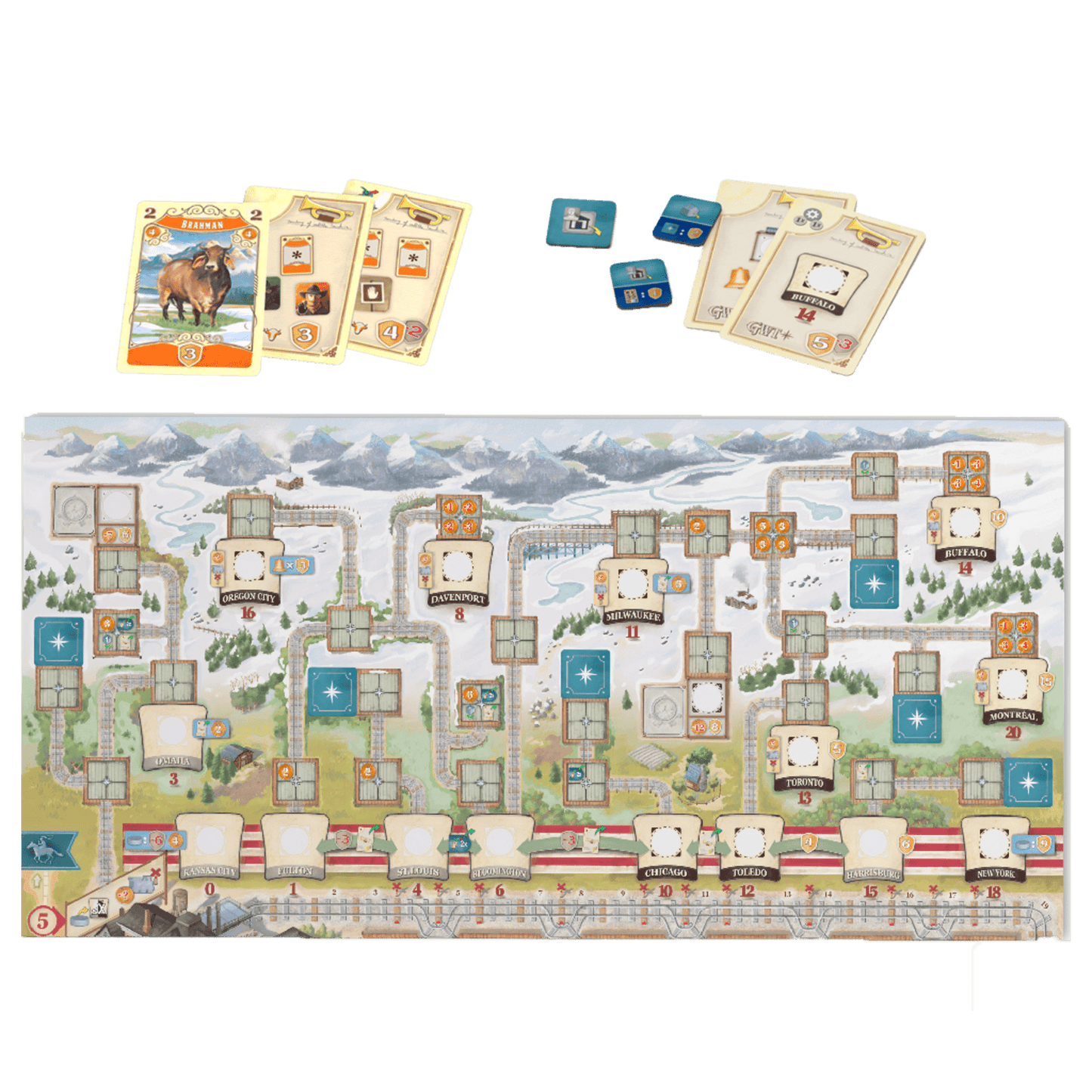 N/A Boardgame GWT Rails to the North 2nd Ed. (paplašinājums)