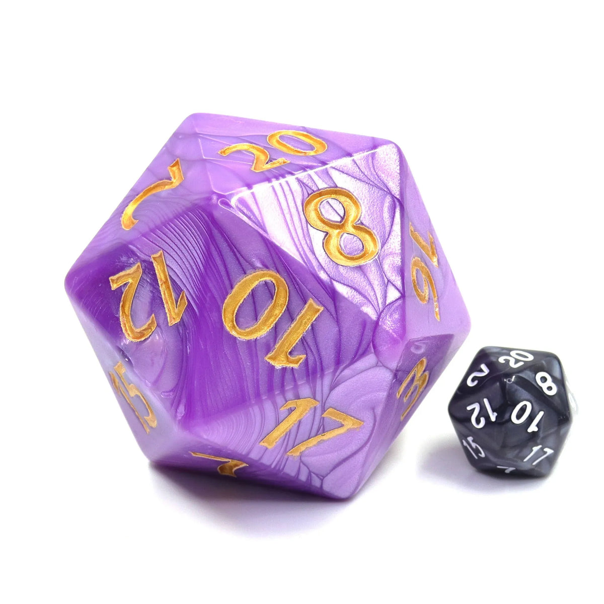 Titan 20-Sided Die 55mm – Pearl Purple