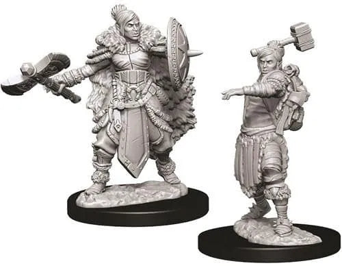 Brain-Games.lv Miniatūra Half-Orc Female Barbarian, D&D Nolzur's Marvelous Miniatures