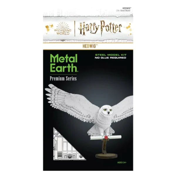 Brain Games LV Mēroga modelis Harry Potter: Hedwig, Premium Series metāla konstruktors