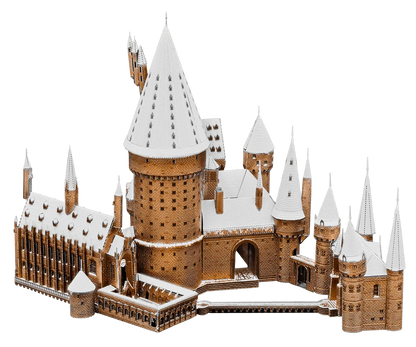 Brain Games LV Mēroga modelis Harry Potter: Hogwarts In Snow, Premium Series metāla konstruktors