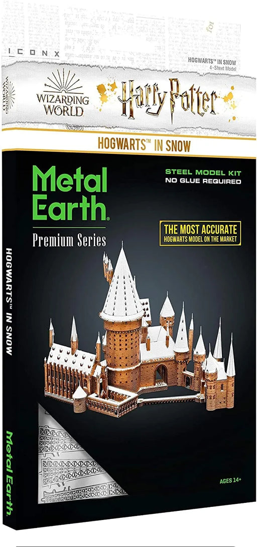 Brain Games LV Mēroga modelis Harry Potter: Hogwarts In Snow, Premium Series metāla konstruktors