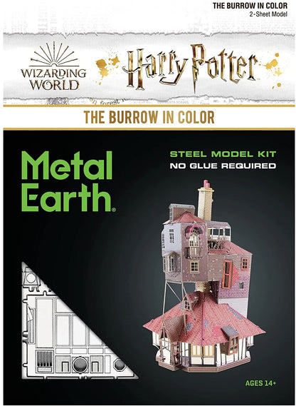 Brain Games LV Mēroga modelis Harry Potter: The Burrow in Color, metāla konstruktors