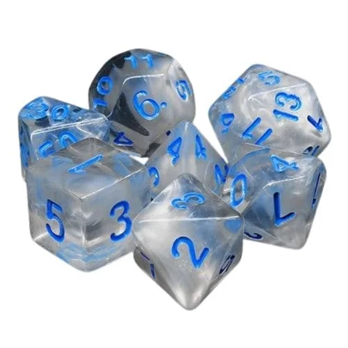 Set of 7 dice in a box – Winter's Waltz