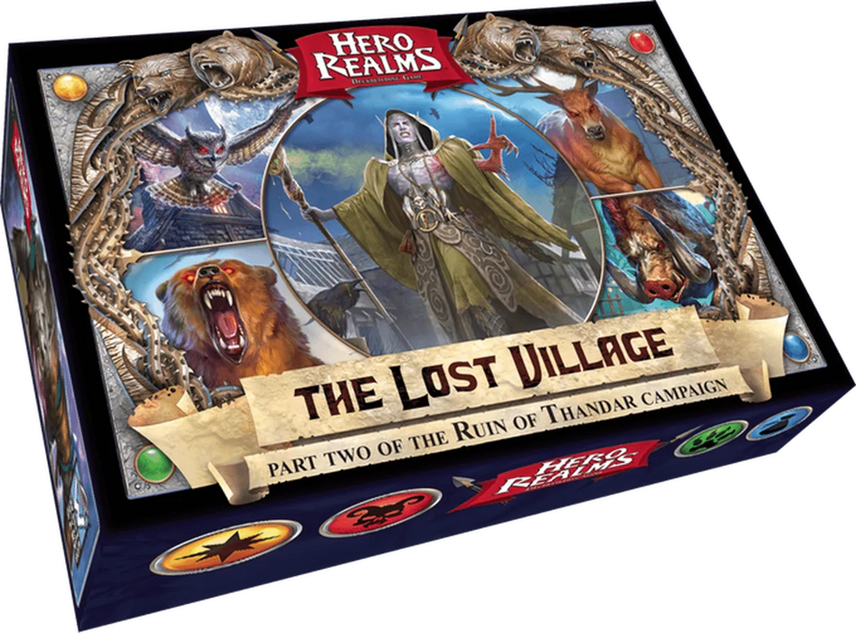 Brain Games LV galda spēles Hero Realms The Lost Village