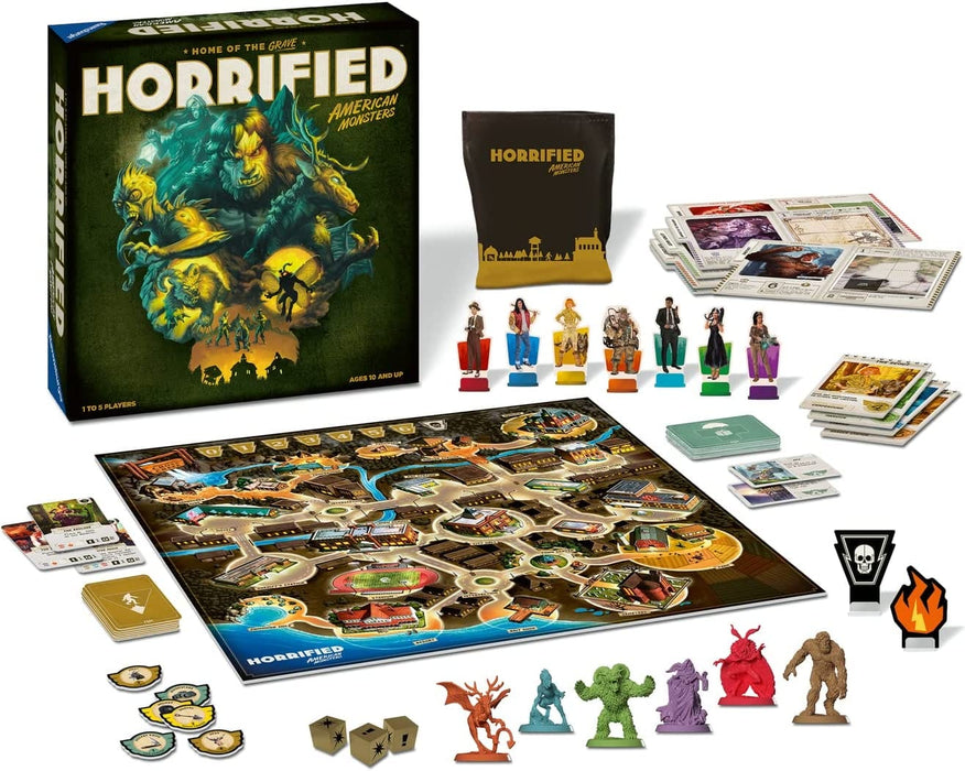 Brain Games LV galda spēles Horrified American Monsters