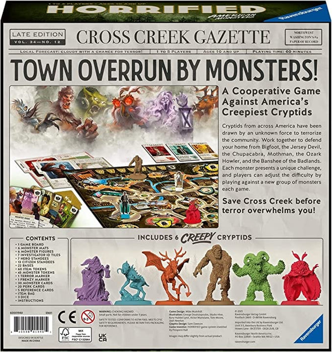 Brain Games LV galda spēles Horrified American Monsters