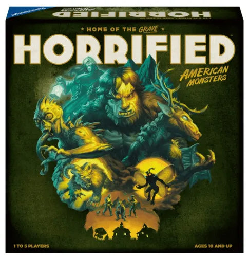 Brain Games LV galda spēles Horrified American Monsters