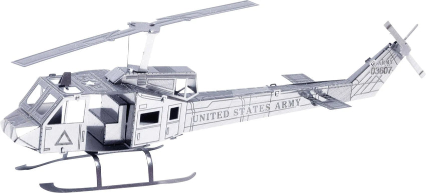 Brain Games LV Mēroga modelis Huey Helicopter, metāla konstruktors