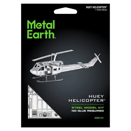 Brain Games LV Mēroga modelis Huey Helicopter, metāla konstruktors