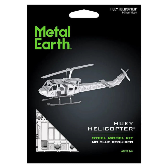 Brain Games LV Mēroga modelis Huey Helicopter, metāla konstruktors