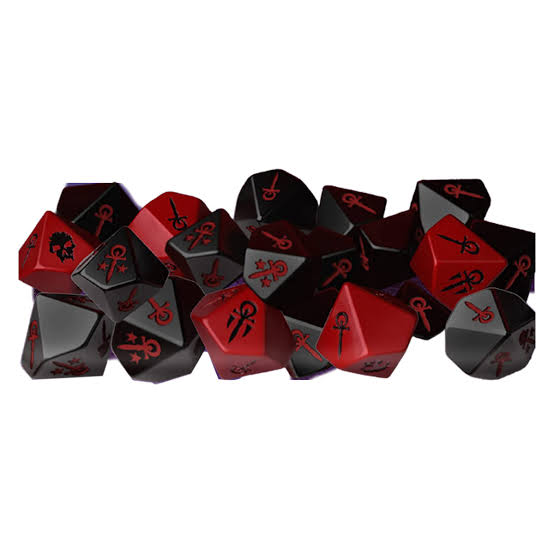 Vampire: The Masquerade Dice Set/Kauliņu komplekts