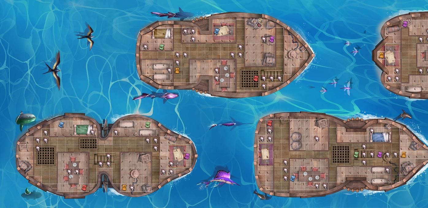 Brain Games LV galda spēles Isle of Cats, Boat Pack Exp.