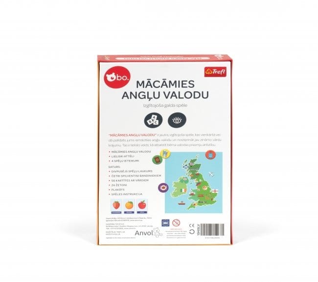 Brain Games LV Izglītojošā galda spēle "Mācāmies angļu valodu" LV