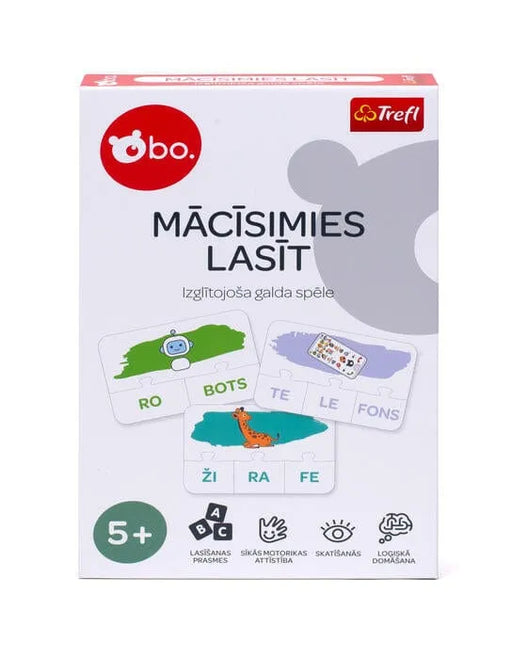 Brain Games Bērniem Izglītojoša galda spēle ''Mācīsimies lasīt''