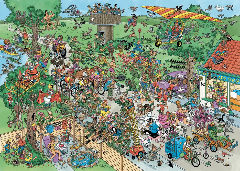 Brain Games LV Jan van Haasteren - Big Garden Birdwatch (1000 pieces)