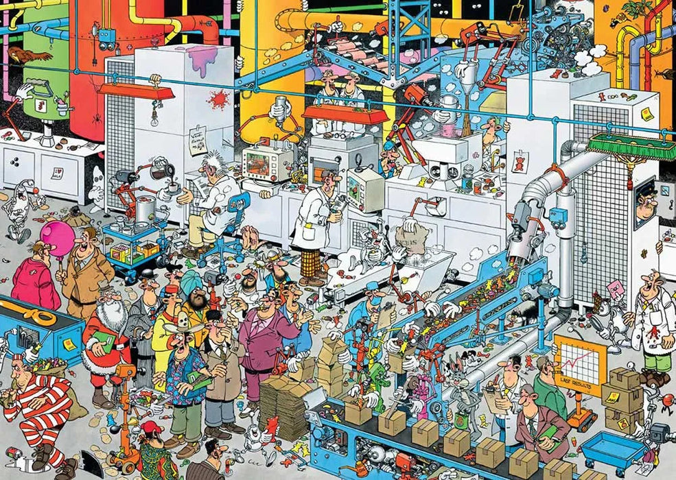 Brain Games LV Jan van Haasteren - Candy Factory (500 pieces)