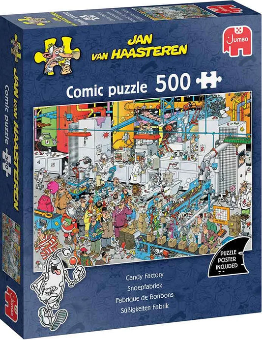 Brain Games LV Jan van Haasteren - Candy Factory (500 pieces)