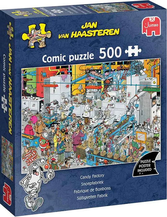 Brain Games LV Jan van Haasteren - Candy Factory (500 pieces)