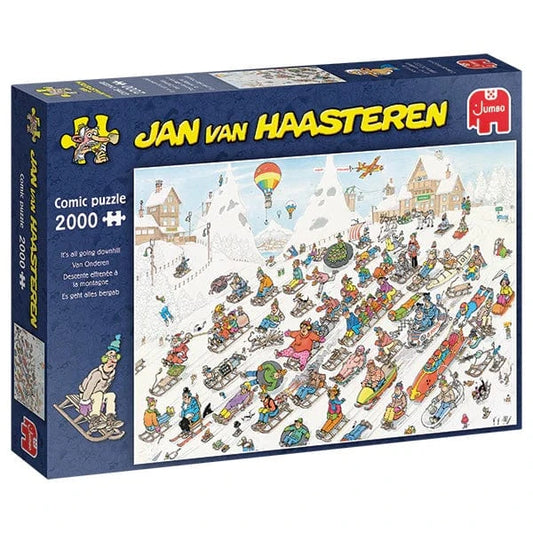Brain Games LV Jan van Haasteren - It's all going downhill (2000 pieces)