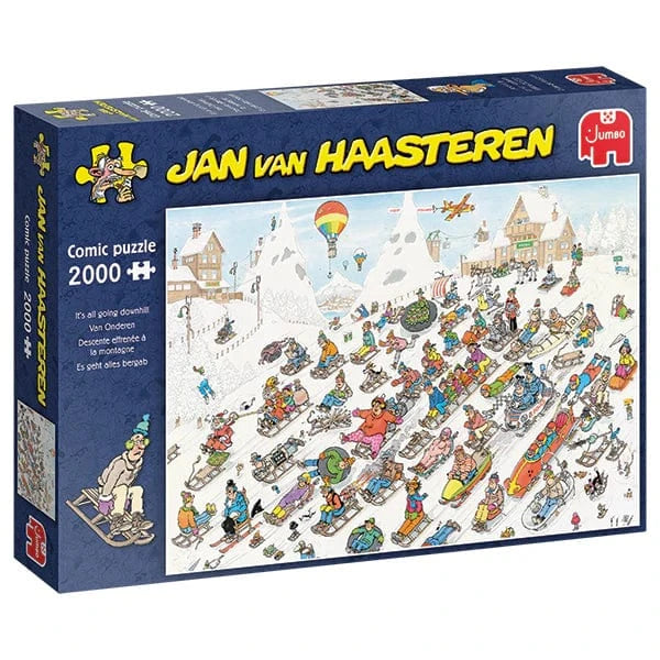 Brain Games LV Jan van Haasteren - It's all going downhill (2000 pieces)