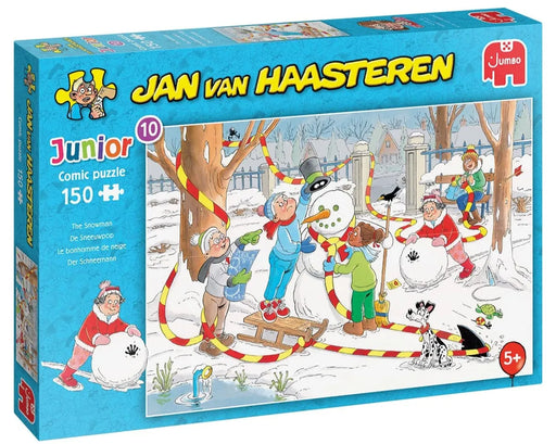 Brain Games LV Jan van Haasteren Junior 10 - Snowman (150 pieces)