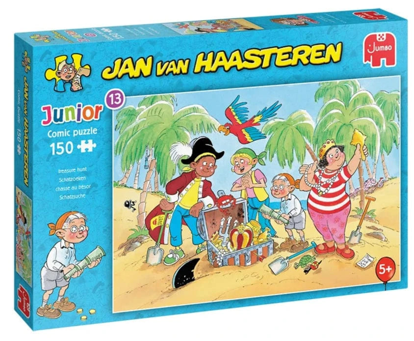 Brain Games LV Jan van Haasteren Junior 13 - Treasure Hunt (150 pieces)