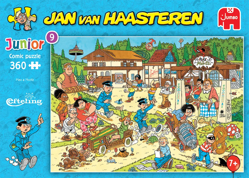 Brain Games LV Jan van Haasteren Junior 9 - Efteling Max & Moritz (360 pieces)