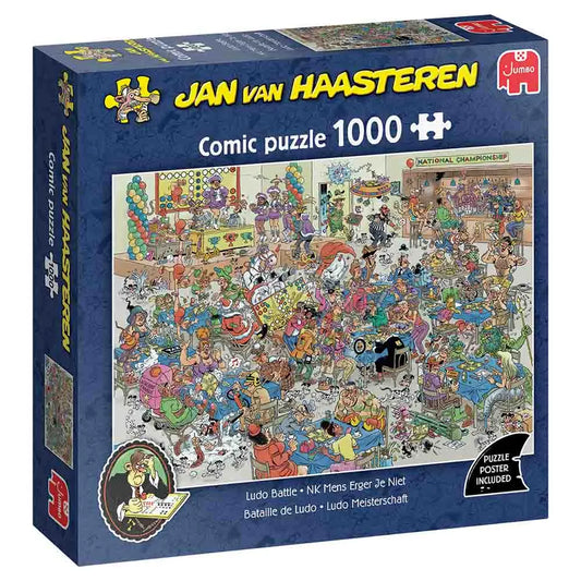 Brain Games LV Jan van Haasteren - Ludo Battle (1000 pieces)