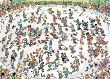 Brain Games LV Jan van Haasteren - Riding the Skate Bowl (1000 pieces)