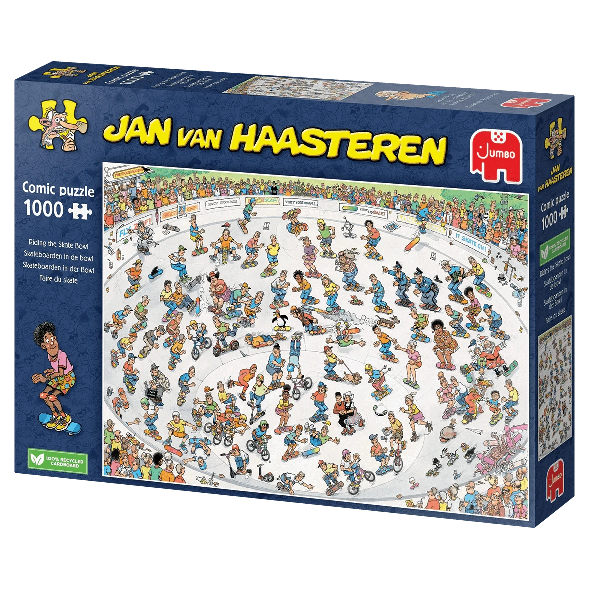 Brain Games LV Jan van Haasteren - Riding the Skate Bowl (1000 pieces)