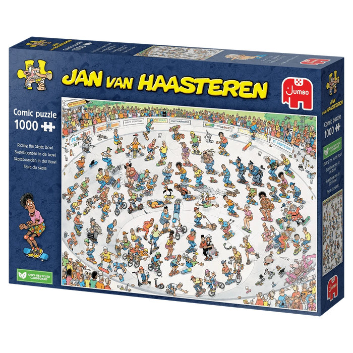 Brain Games LV Jan van Haasteren - Riding the Skate Bowl (1000 pieces)