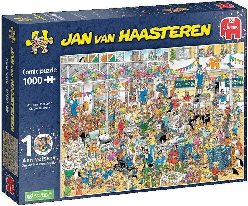 Brain Games LV Jan van Haasteren - Studio 10 Years (1000 pieces)