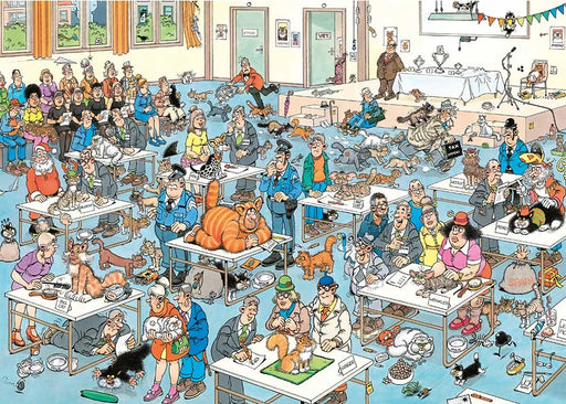 Brain Games LV Jan van Haasteren - The cat pageantry (1000 pieces)