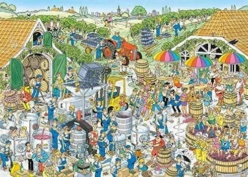 Brain Games LV Jan van Haasteren - The Winery (1000 pieces)