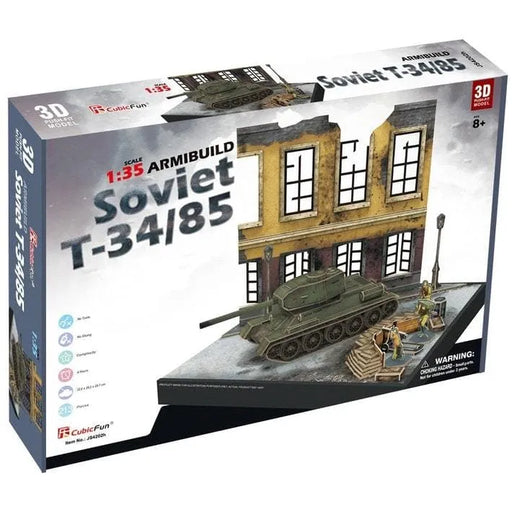 Brain-Games.lv Creativity & Craft JS4202h SOVIET T34/85 puzzle 3D