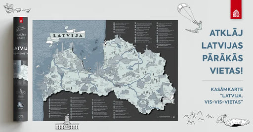 Brain Games LV Kasāmkarte Latvijas VIS-VIS-VIETAS