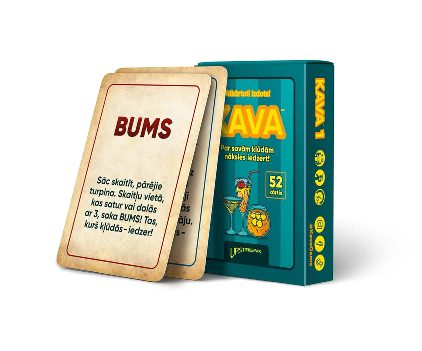 Brain-Games.lv Ballīšu / Viesību spēles Kava, galda spēle