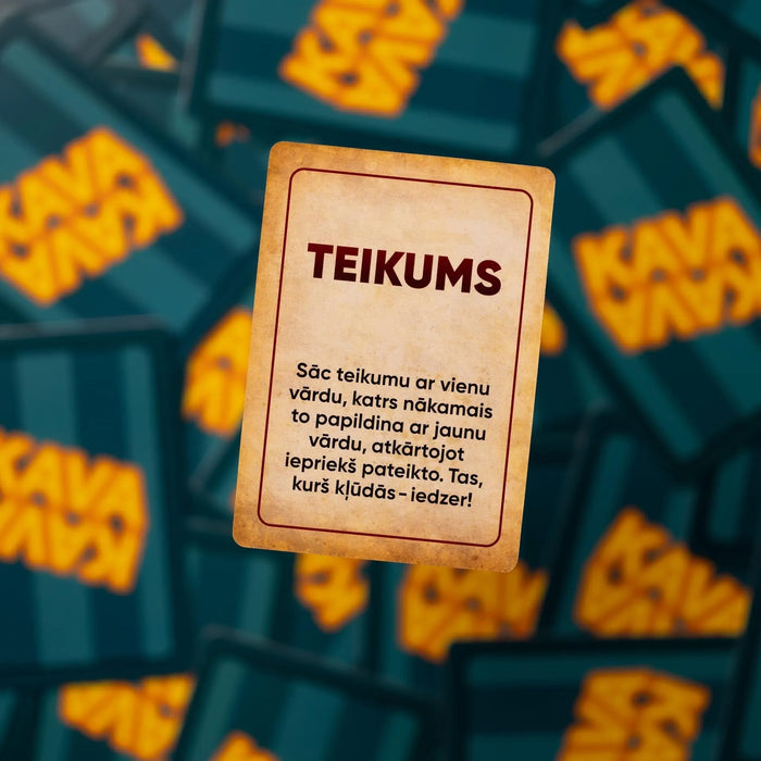 Brain-Games.lv Ballīšu / Viesību spēles Kava, galda spēle