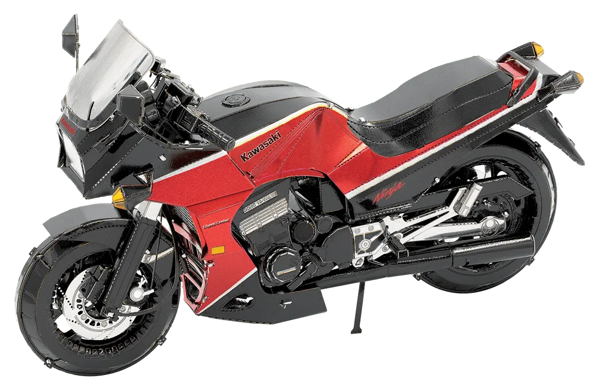 Brain-Games.lv Mēroga modelis Kawasaki GPz900R, Premium Series metāla konstruktors