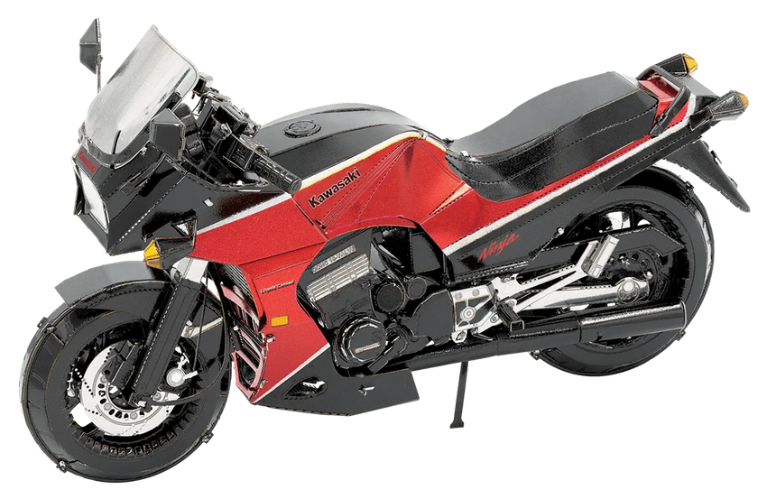 Brain-Games.lv Mēroga modelis Kawasaki GPz900R, Premium Series metāla konstruktors