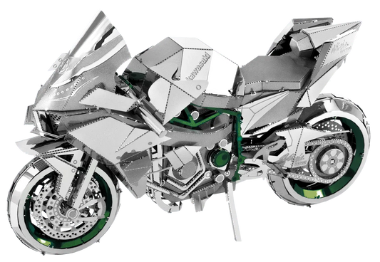 Brain Games LV Mēroga modelis Kawasaki Ninja H2R, Premium Series metāla konstruktors