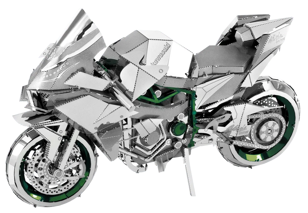 Brain Games LV Mēroga modelis Kawasaki Ninja H2R, Premium Series metāla konstruktors